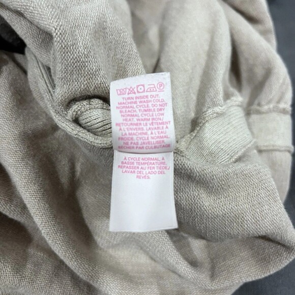 Victoria's Secret Cream Beige Ruched Crew Neck Sweater Dress Size Small 12-24 - Picture 7 of 12